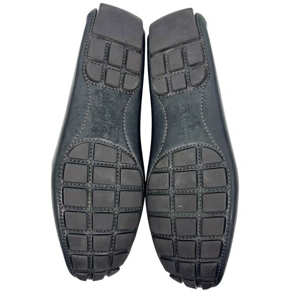 Louis Vuitton Monte Carlo Calf Leather Moccasins Slip On Black Size 11 - Picture 9 of 12